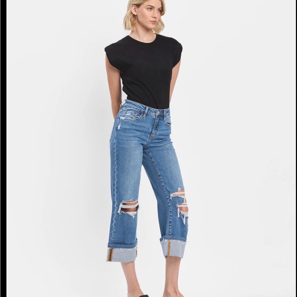 VERVET JEANS NWT OLIVIA WIDE LEG SIZE 29x29”  109% cotton - Picture 5 of 9